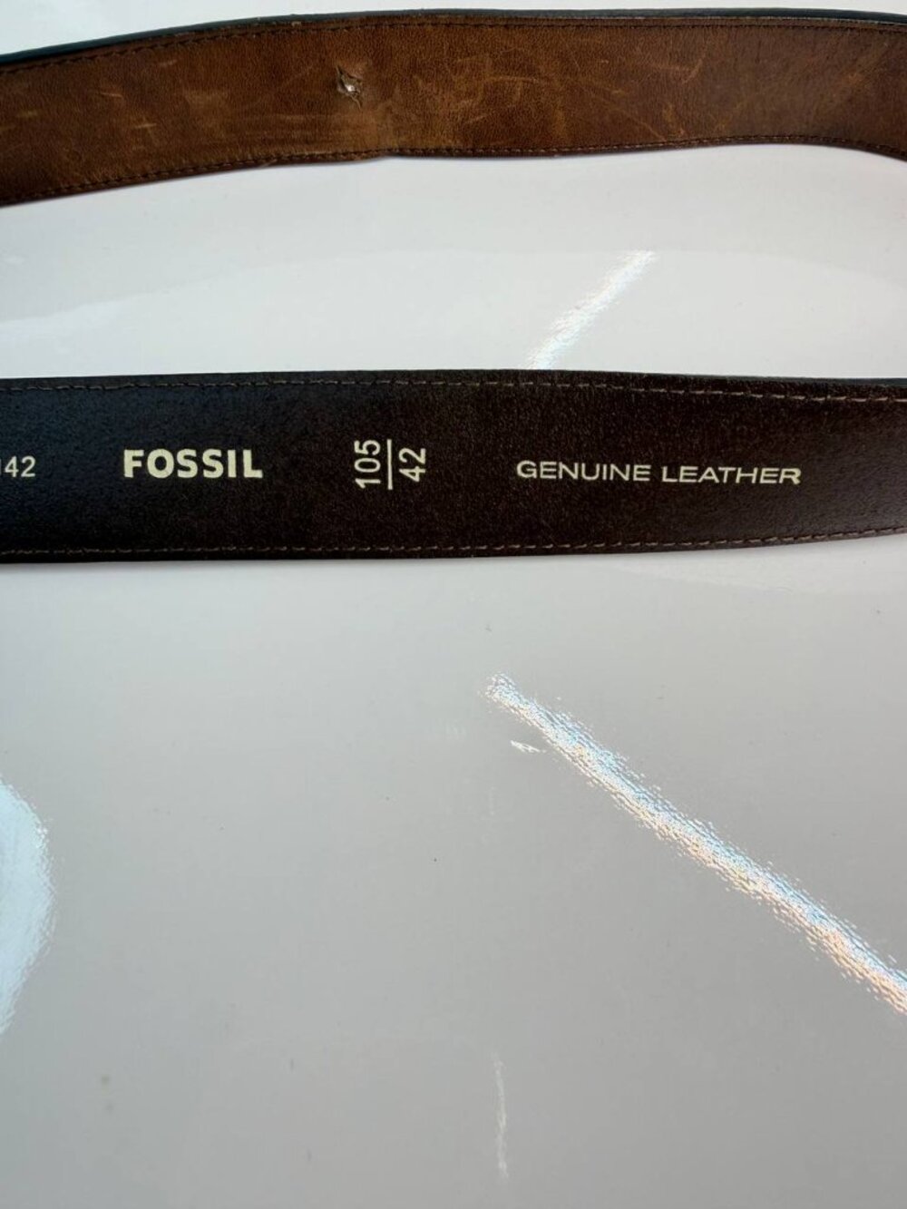 Fossil Leather Belt – Size 42 | Classic Style - Picture 15 of 16